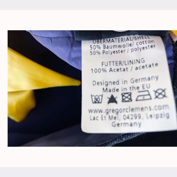 NWT Lac Et Mel Designer Denim Halter Mini Dress EU 36 - Picture 7 of 7